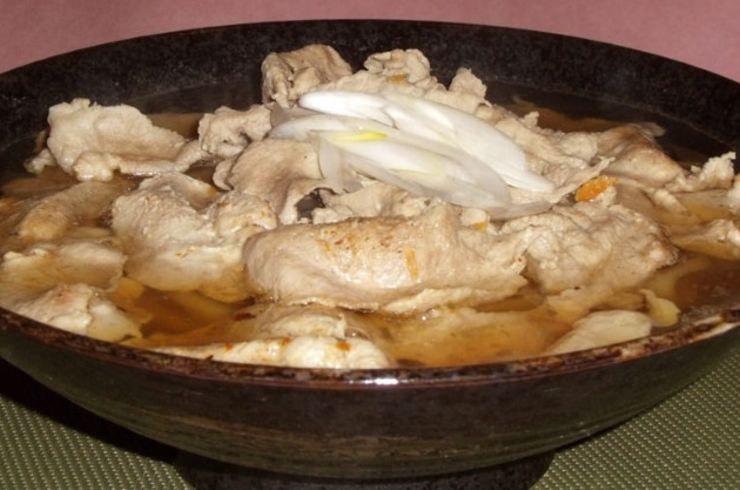 豚肉汁うどん